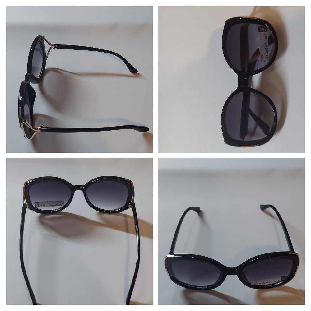 New women's sunglasses by foster grant, small width of 5in or 52mm wide